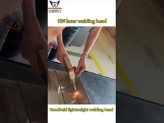 2000W χειροκίνητη μηχανή συγκόλλησης λέιζερ με μονοκινητήρα για συγκόλληση αλουμινίου και χάλυβα άνθρακα