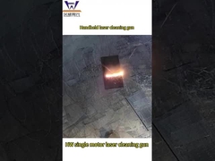 2000w χειροκίνητο όπλο απομάκρυνσης σκουριάς με λέιζερ για απομάκρυνση λεκέδων βαφής με πιστοποίηση CE