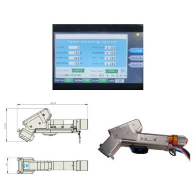 Καλή τιμή. Χειροκίνητο μηχάνημα καθαρισμού λέιζερ για καθαρισμό χάλυβα άνθρακα / ανοξείδωτου χάλυβα σε απευθείας σύνδεση