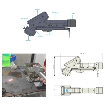 2000W Φορητή Μηχανή Καθαρισμού Laser Κινητή Λύση Καθαρισμού Ανανέωση Μετάλλων Ευκολότερη